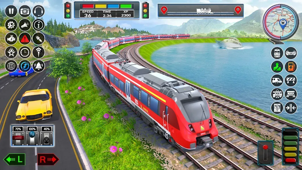 City Train Game 3d Train games — скриншот 3