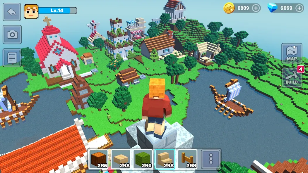 MiniCraft: Blocky Craft 2024 — скриншот 1