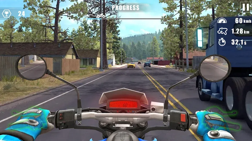 Moto Bike Race : Driving Car — скриншот 1