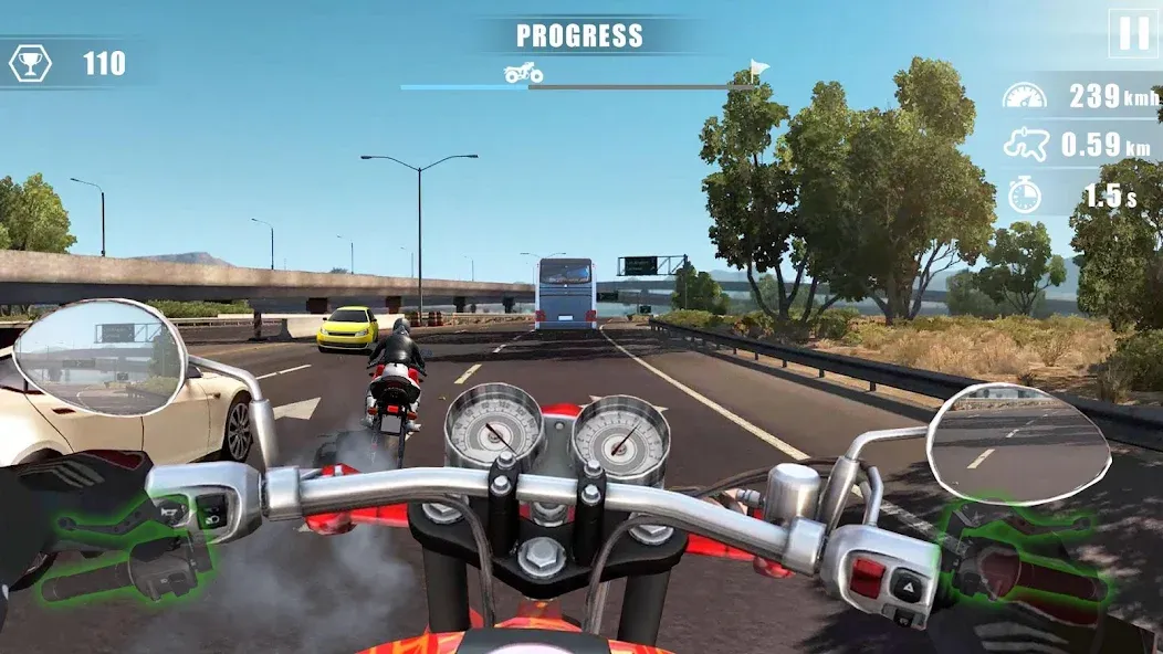 Moto Bike Race : Driving Car — скриншот 3
