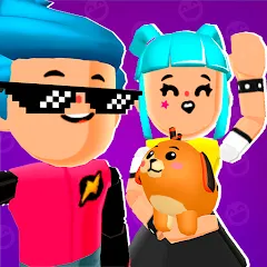 PK XD: Fun, friends & games — Модификация Много денег и без рекламы