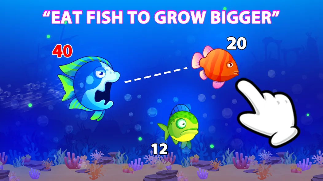 Eat Fish.IO : Fish Battle — скриншот 1 Eat Fish.IO : Fish Battle — скриншот 1