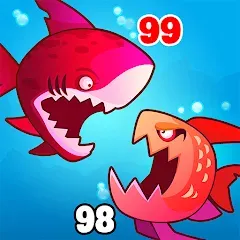 Eat Fish.IO : Fish Battle — МОД Много денег и без рекламы