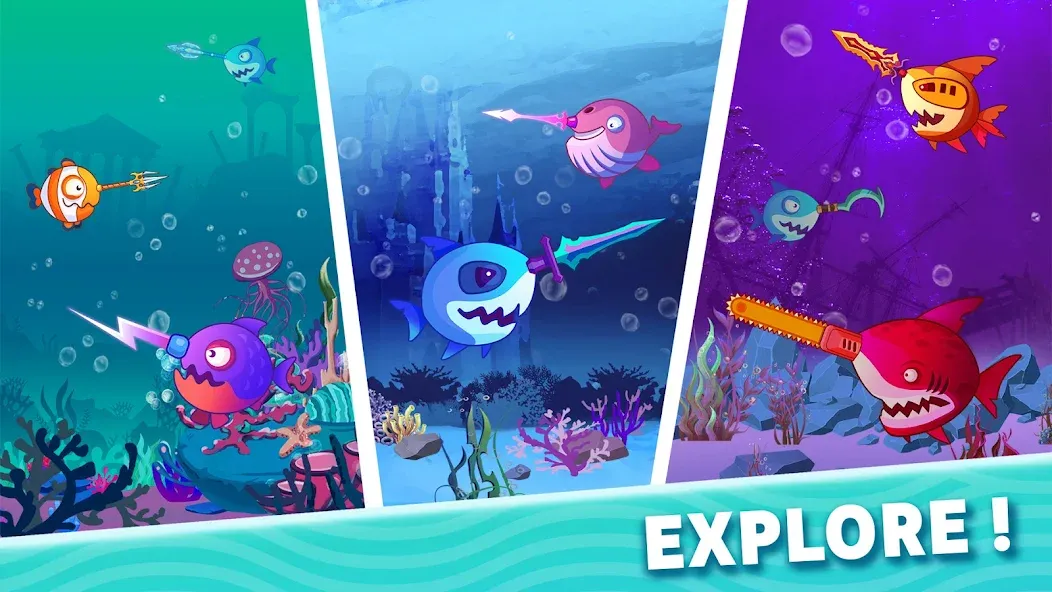 Sword Shark.io - Hungry Shark — скриншот 4