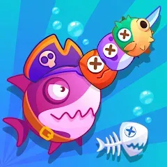 Скачать Sword Shark.io - Hungry Shark MOD APK — Много денег и без рекламы