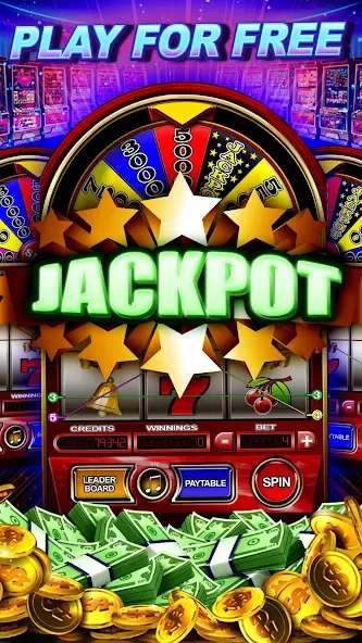 Money Wheel Slot Machine Game — скриншот 2 Money Wheel Slot Machine Game — скриншот 2