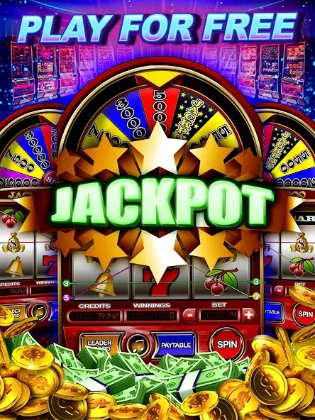 Money Wheel Slot Machine Game — скриншот 4 Money Wheel Slot Machine Game — скриншот 4