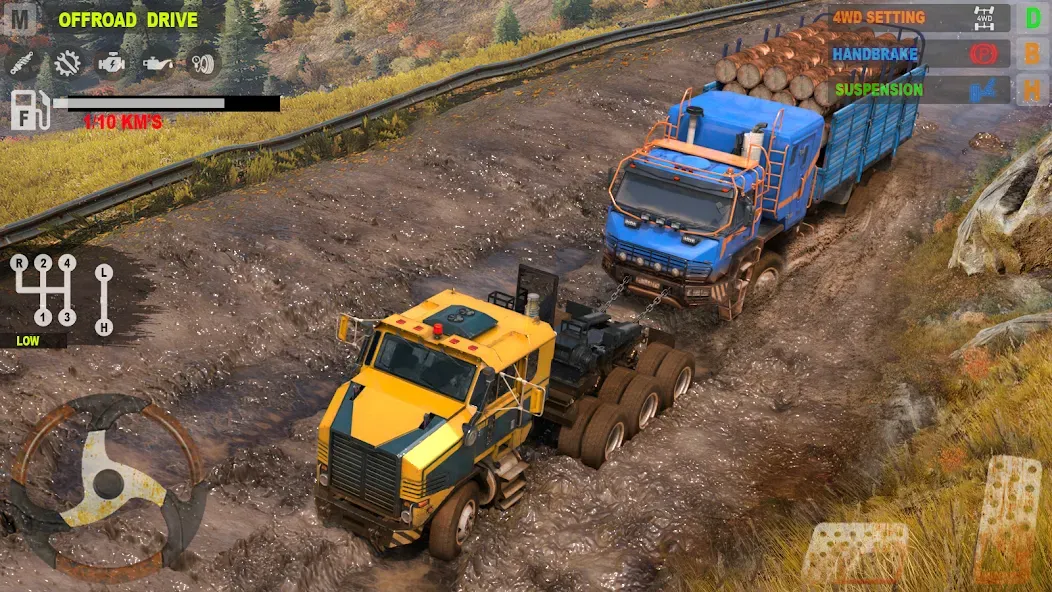 Offroad Mudrunner Games 3D — скриншот 1 Offroad Mudrunner Games 3D — скриншот 1