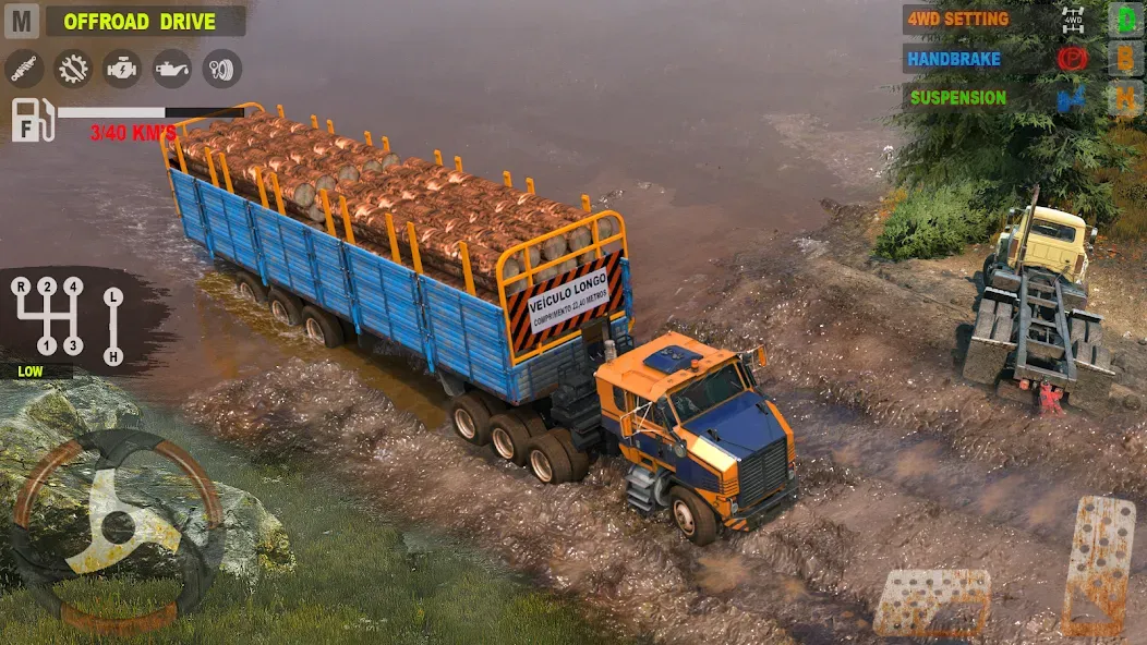 Offroad Mudrunner Games 3D — скриншот 3 Offroad Mudrunner Games 3D — скриншот 3