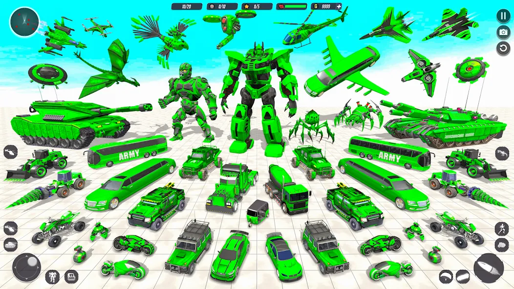 Tank Robot Game Army Games — скриншот 1