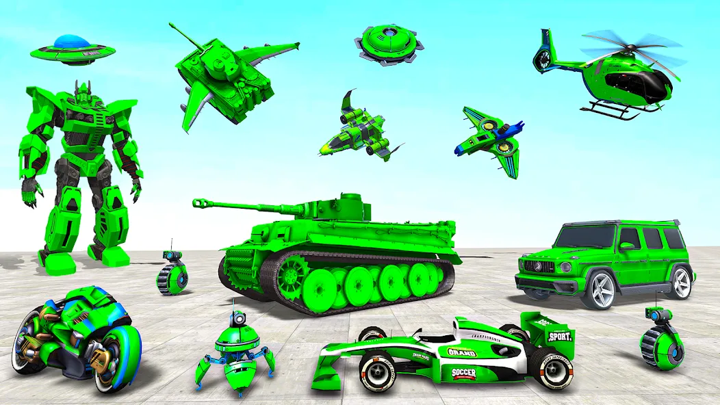 Tank Robot Game Army Games — скриншот 2