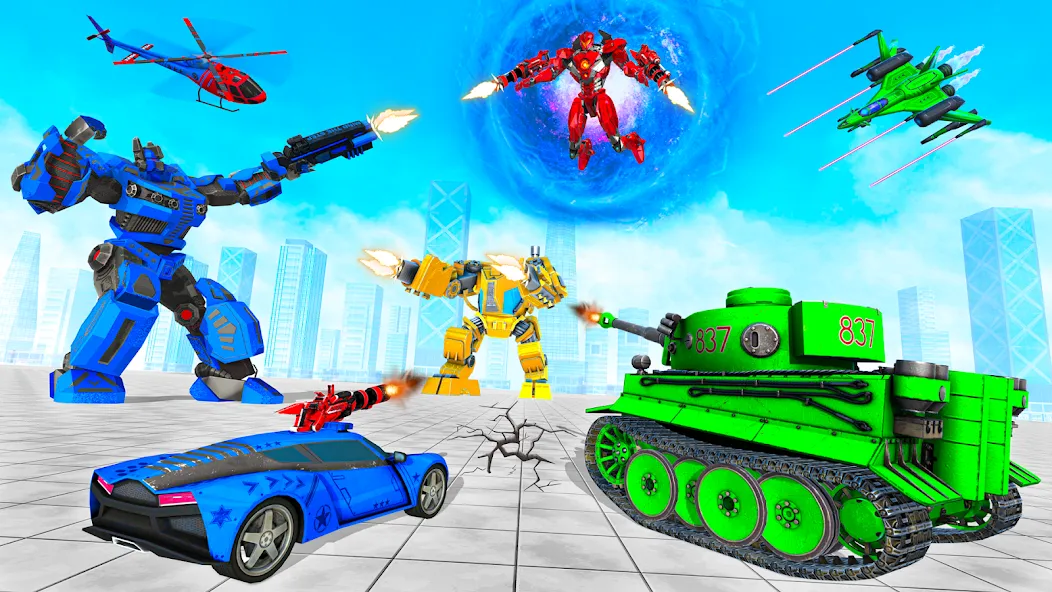 Tank Robot Game Army Games — скриншот 3