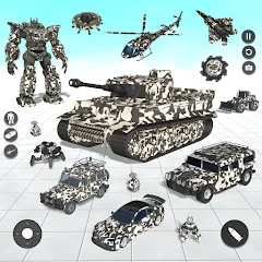 Tank Robot Game Army Games — MOD APK Много денег