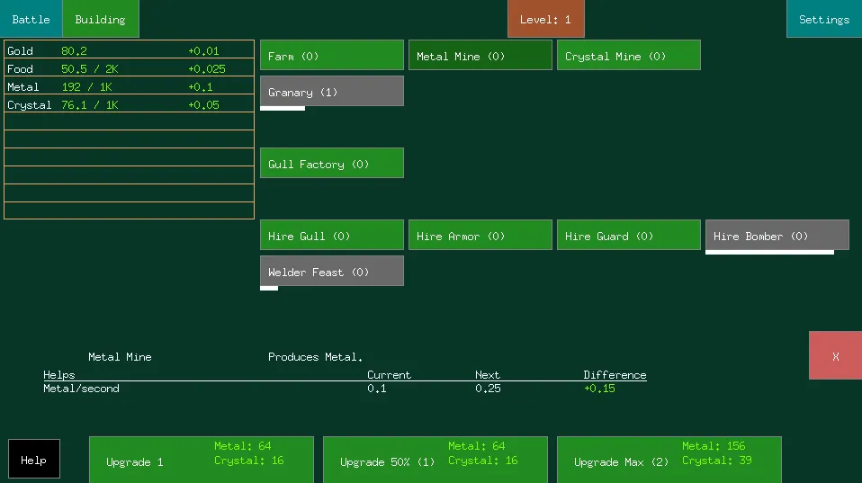Idle Armada Demo — скриншот 2 Idle Armada Demo — скриншот 2