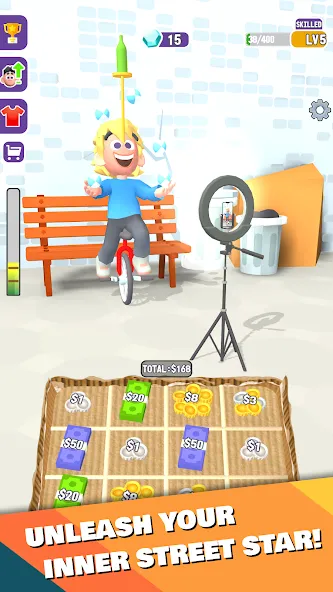 Street Life: Merge Tap Clicker — скриншот 1