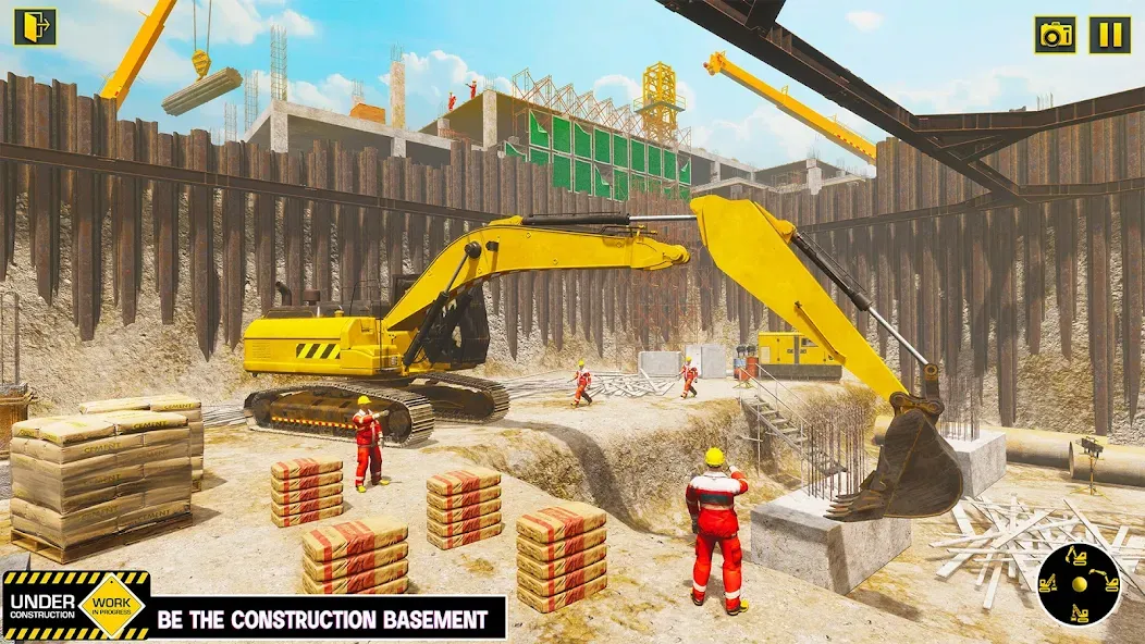 Excavator Simulator Crane Game — скриншот 3