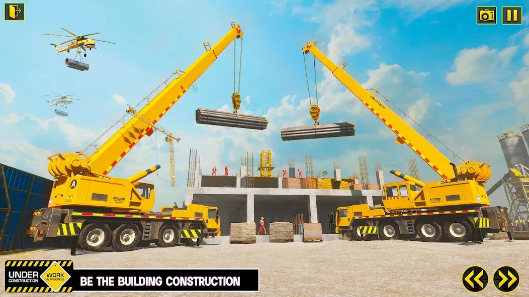 Excavator Simulator Crane Game — скриншот 4