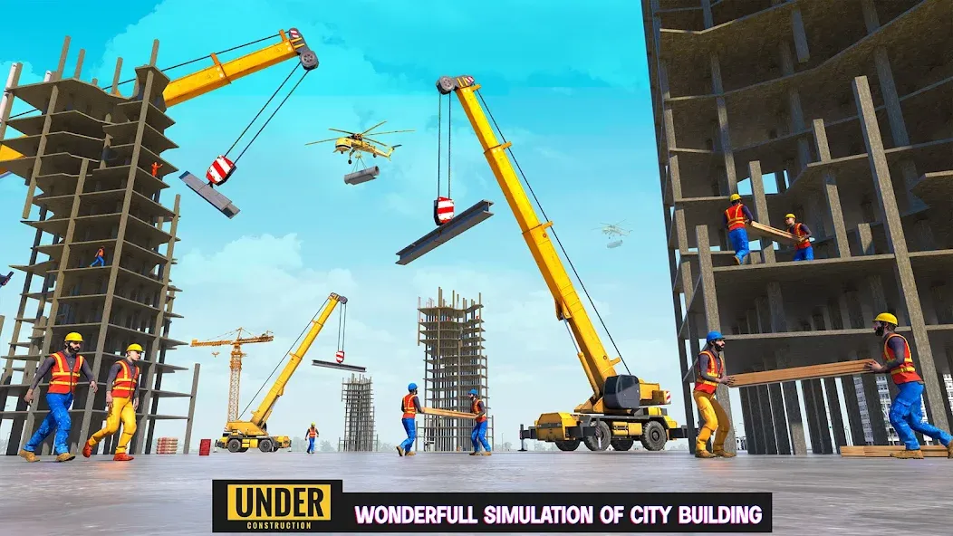 Excavator Simulator Crane Game — скриншот 5