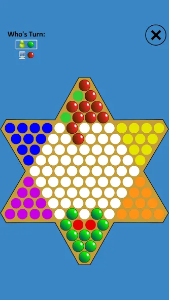 Chinese Checkers Touch — скриншот 1