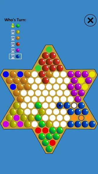 Chinese Checkers Touch — скриншот 3