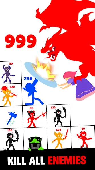 Stick Fight: Endless Battle — скриншот 2 Stick Fight: Endless Battle — скриншот 2