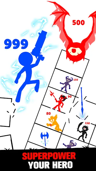 Stick Fight: Endless Battle — скриншот 3 Stick Fight: Endless Battle — скриншот 3