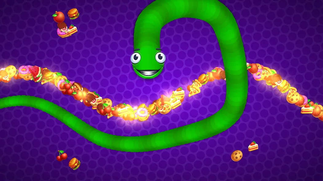 Snake vs Worms: Fun .io Zone — скриншот 5