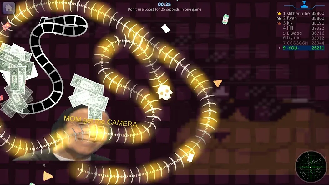 Snake Hunt: Worm io Games Zone — скриншот 3