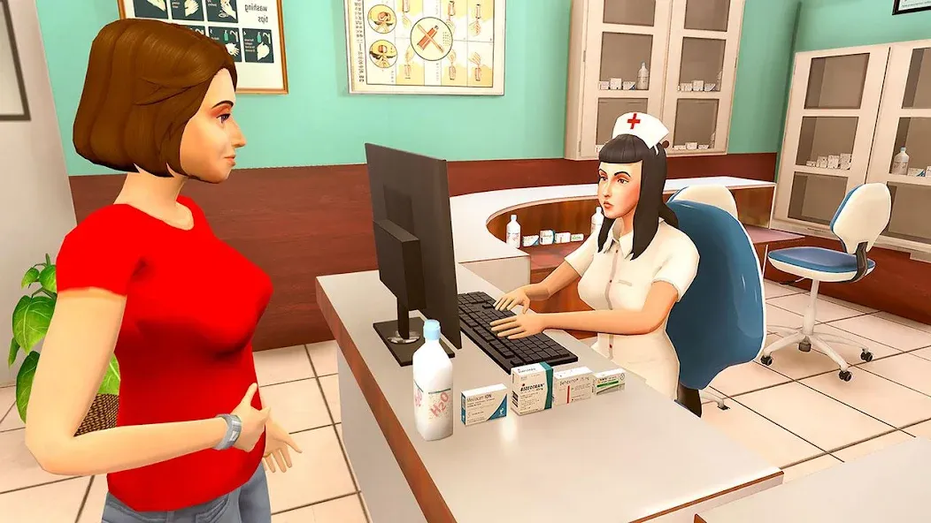 Virtual Pregnant Mom Baby Care — скриншот 1 Virtual Pregnant Mom Baby Care — скриншот 1