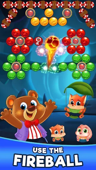 Bubble Friends Bubble Shooter — скриншот 3