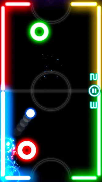 Glow Hockey — скриншот 1 Glow Hockey — скриншот 1