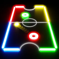 Glow Hockey MOD APK — Все разблокировано