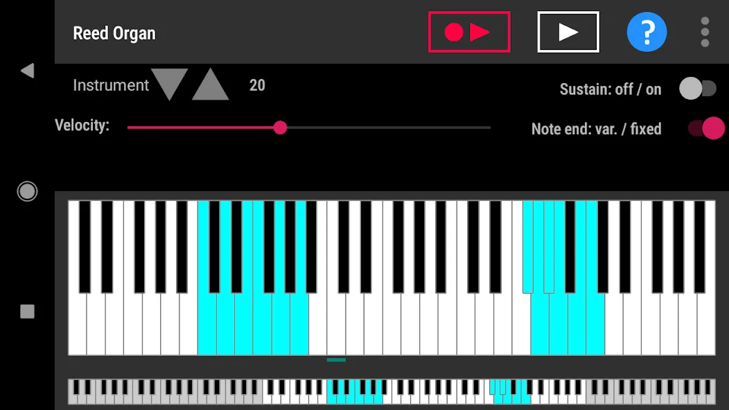 Simple piano with recorder — скриншот 5