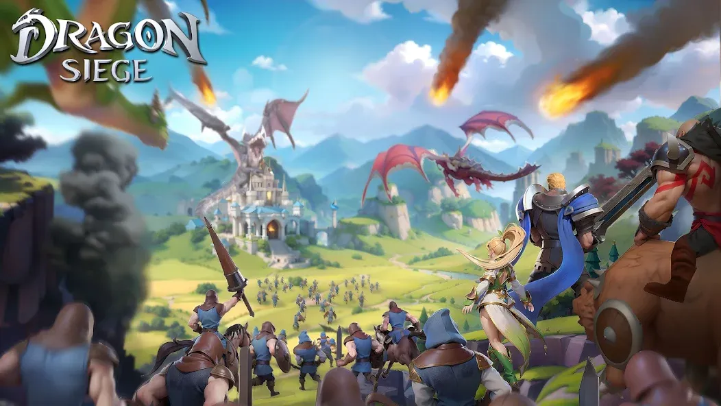 Dragon Siege: Kingdom Conquest — скриншот 1 Dragon Siege: Kingdom Conquest — скриншот 1