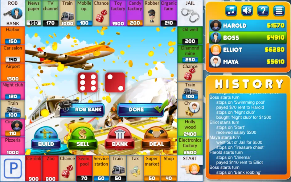 CrazyPoly - Business Dice Game — скриншот 1