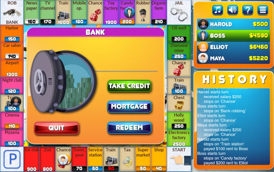 CrazyPoly - Business Dice Game — скриншот 3