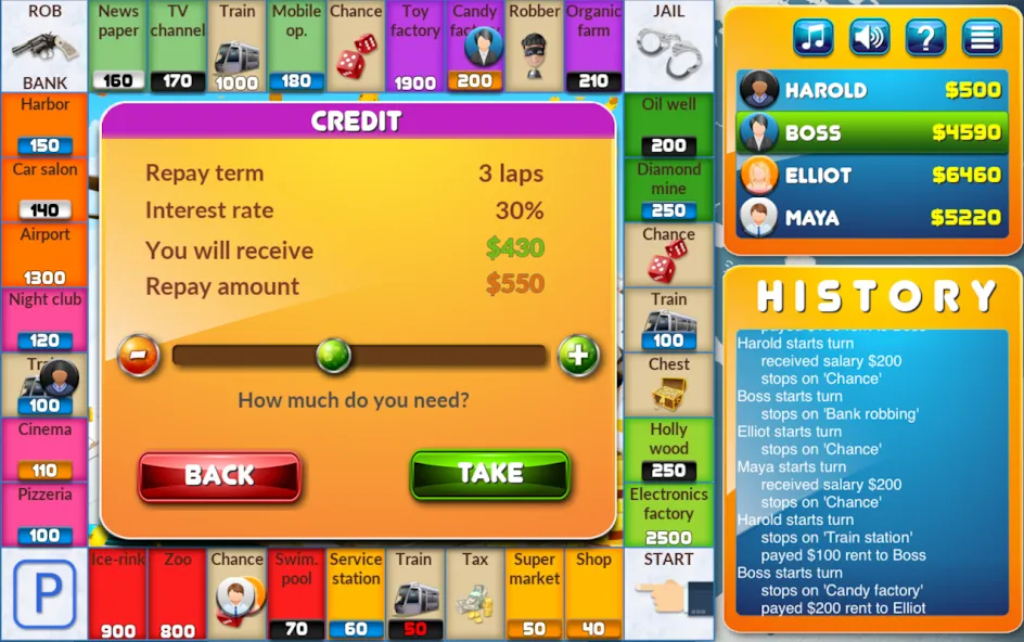 CrazyPoly - Business Dice Game — скриншот 4