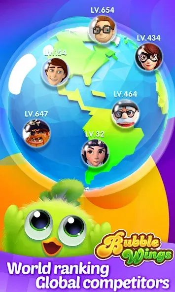 Bubble Wings: bubble shooter — скриншот 5