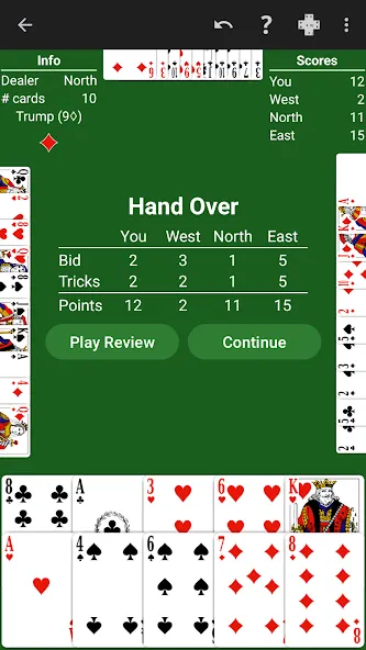 Oh Hell - Expert AI — скриншот 2