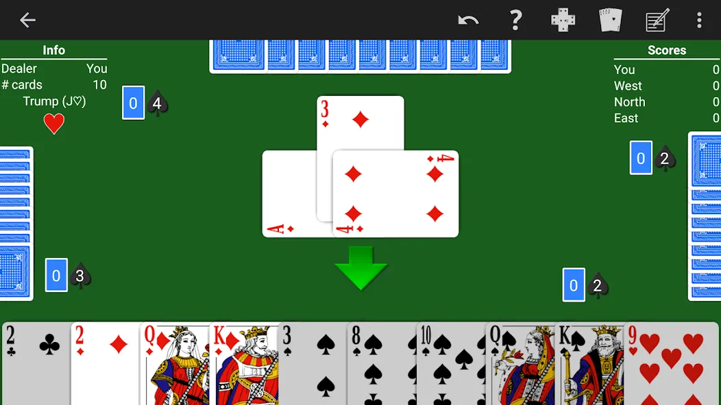 Oh Hell - Expert AI — скриншот 5
