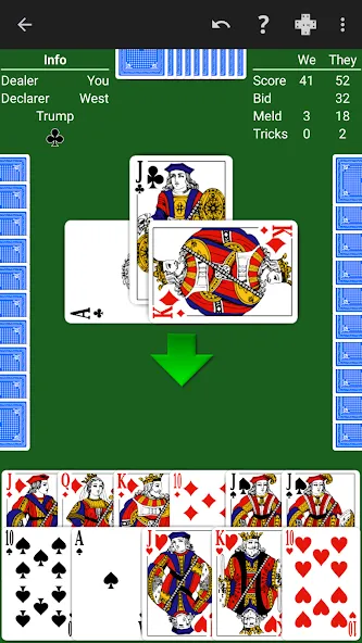 Pinochle - Expert AI — скриншот 1 Pinochle - Expert AI — скриншот 1