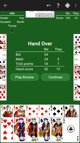 Pinochle - Expert AI — скриншот 3 Pinochle - Expert AI — скриншот 3