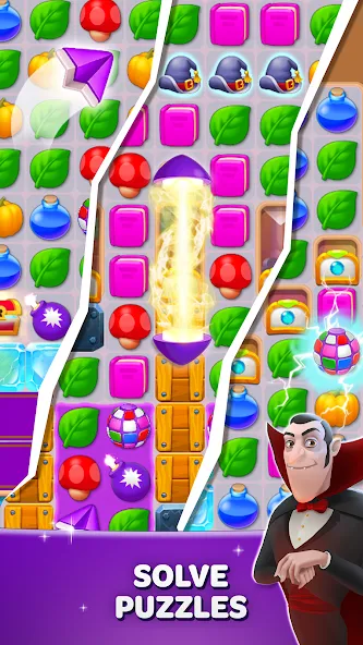 Becharmed - Match 3 Games — скриншот 4 Becharmed - Match 3 Games — скриншот 4