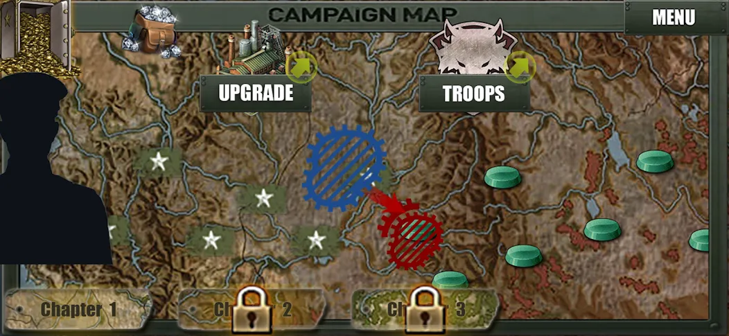 Warfare War Troops — скриншот 1