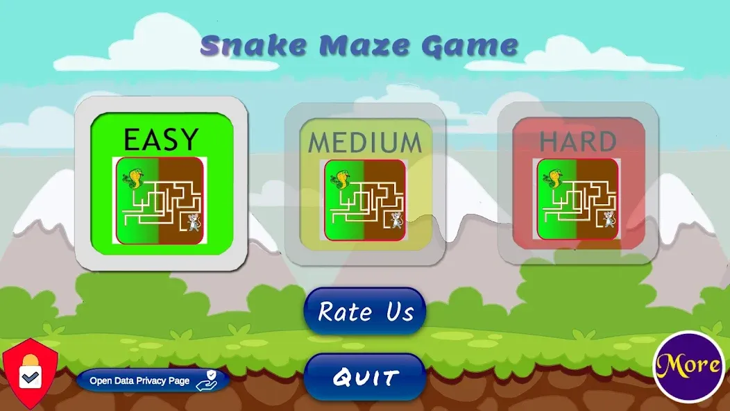 Snake Maze game — скриншот 1