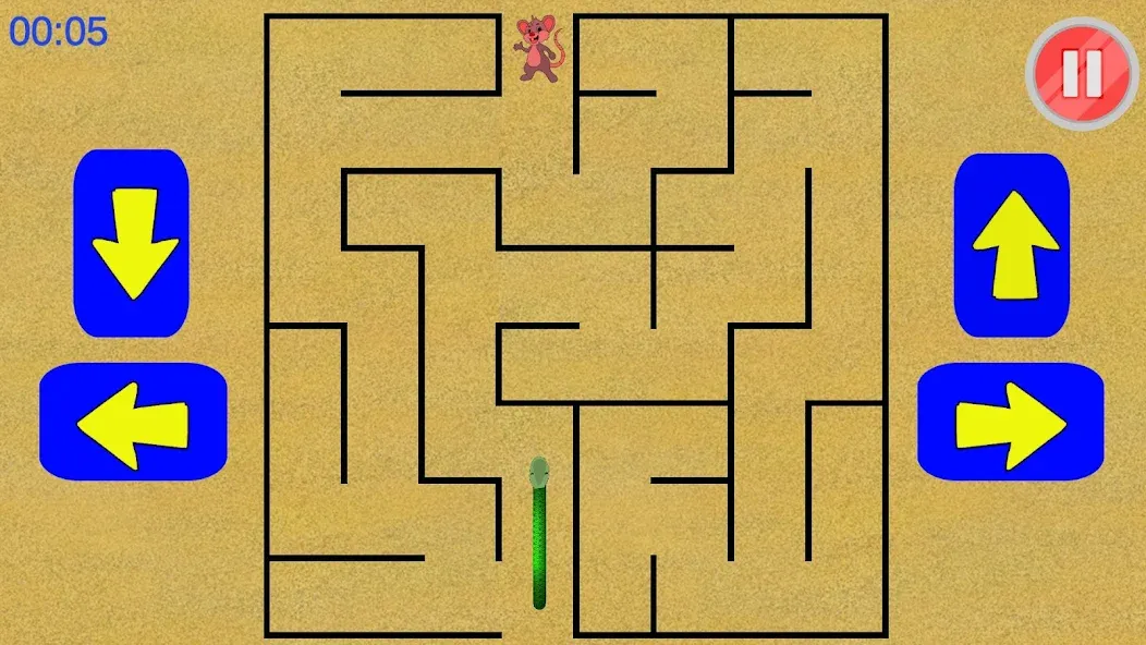 Snake Maze game — скриншот 3