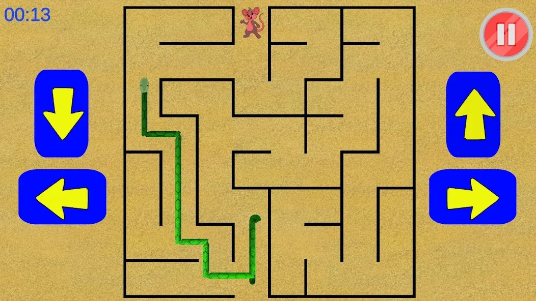 Snake Maze game — скриншот 4