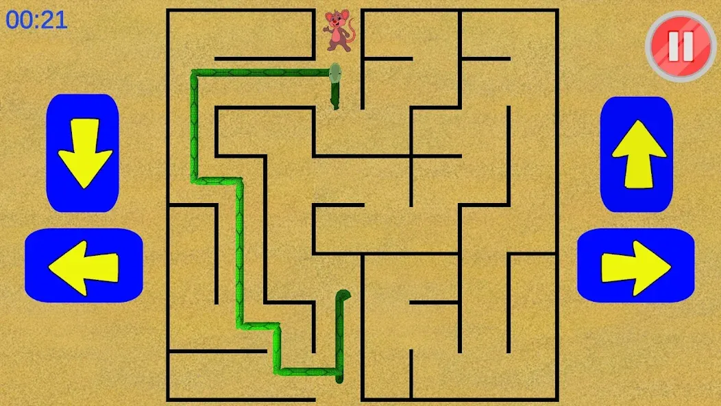 Snake Maze game — скриншот 5