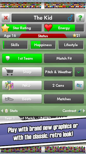 New Star Soccer — скриншот 2