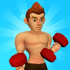Скачать Muscle Tycoon 3D: MMA Boxing — MOD Много денег и бесконечная энергия